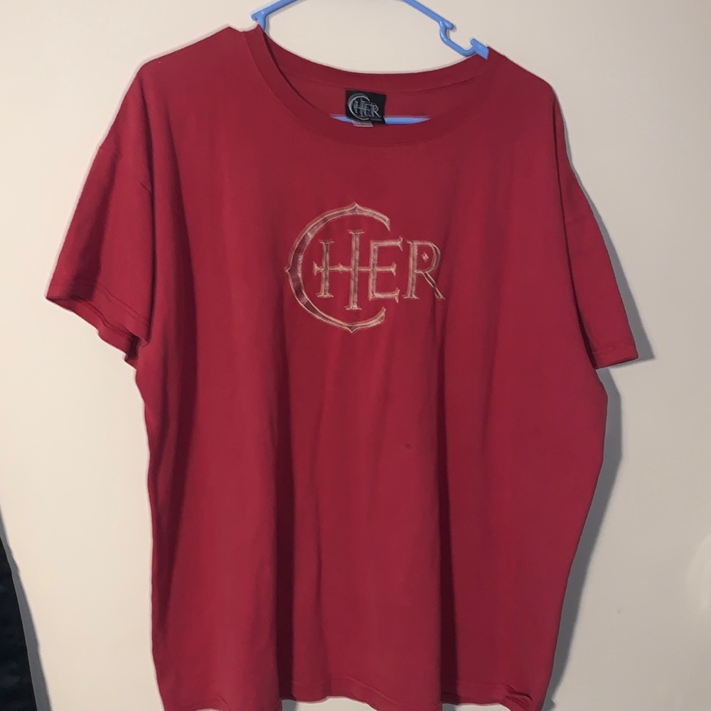 Cher XXLarge Red Vegas T-shirt